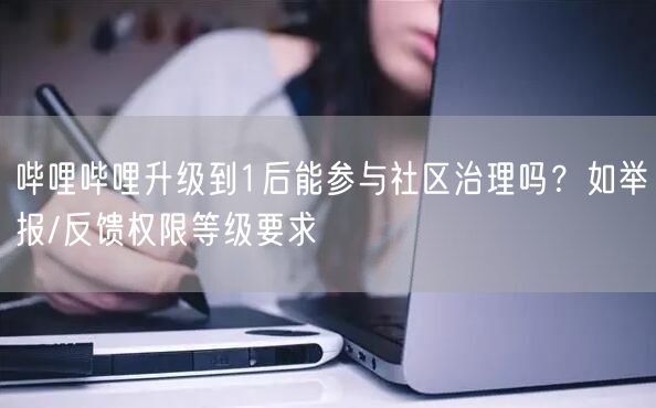 哔哩哔哩升级到1后能参与社区治理吗？如举