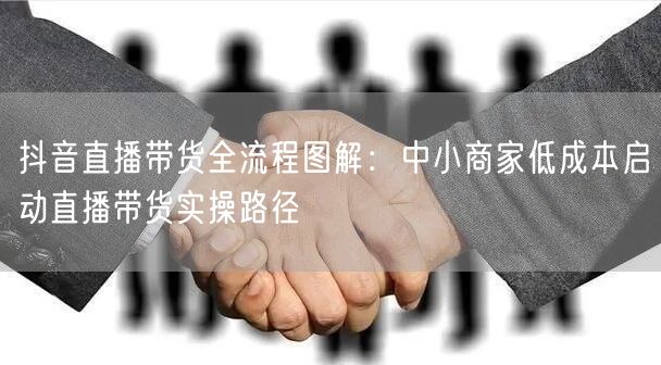 抖音直播带货全流程图解：中小商家低成本启